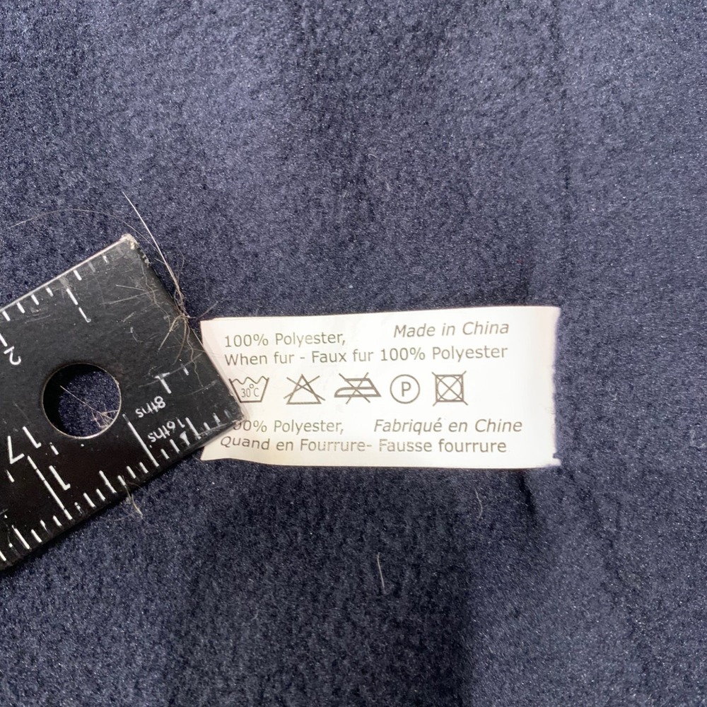 Royal Animals NYPD Police Dog Coat Blue Medium Water Resistant Fleece Lined NEW - Picture 13 of 13